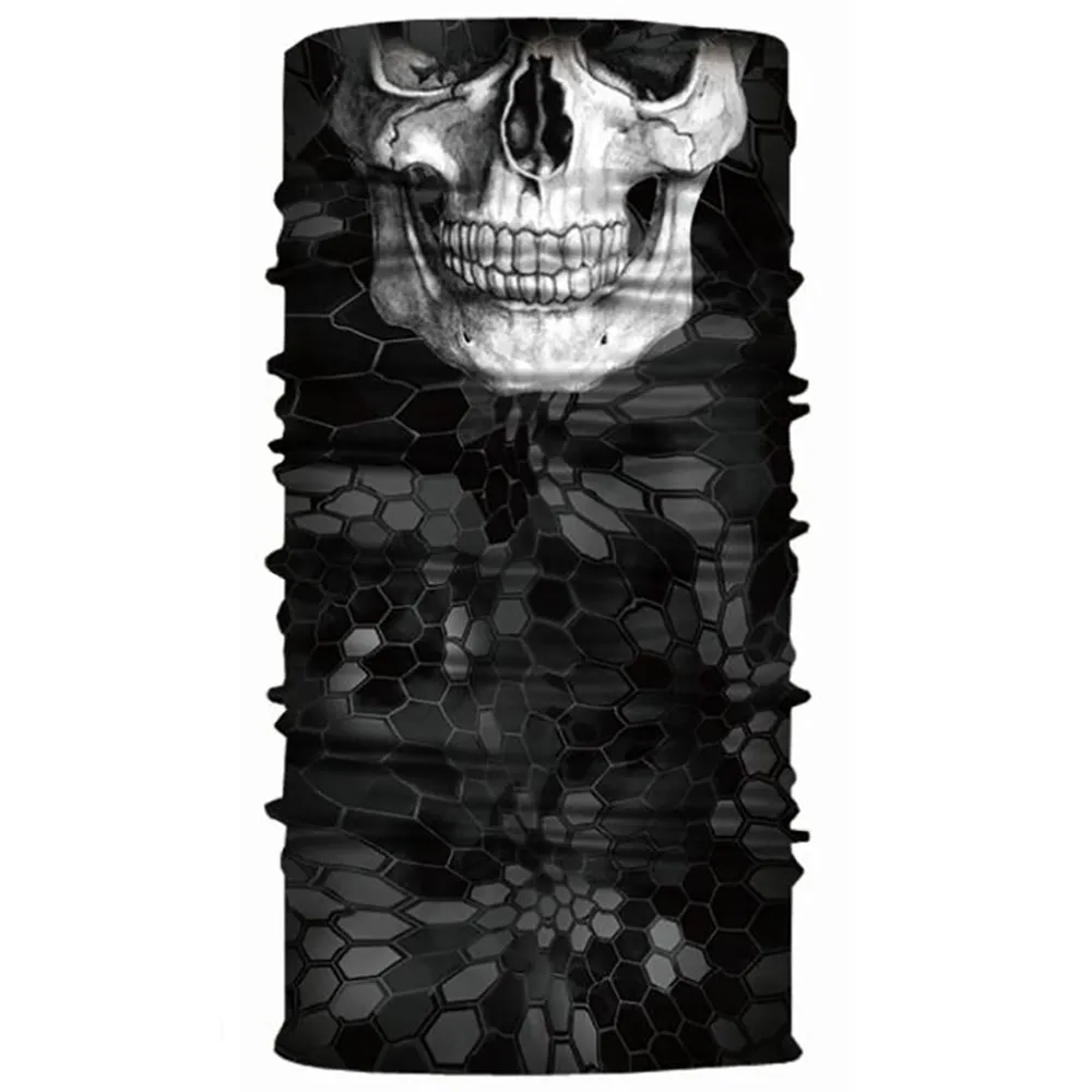 1 Piece Neck Gaiter Tubular Bandana Balaclava Mask