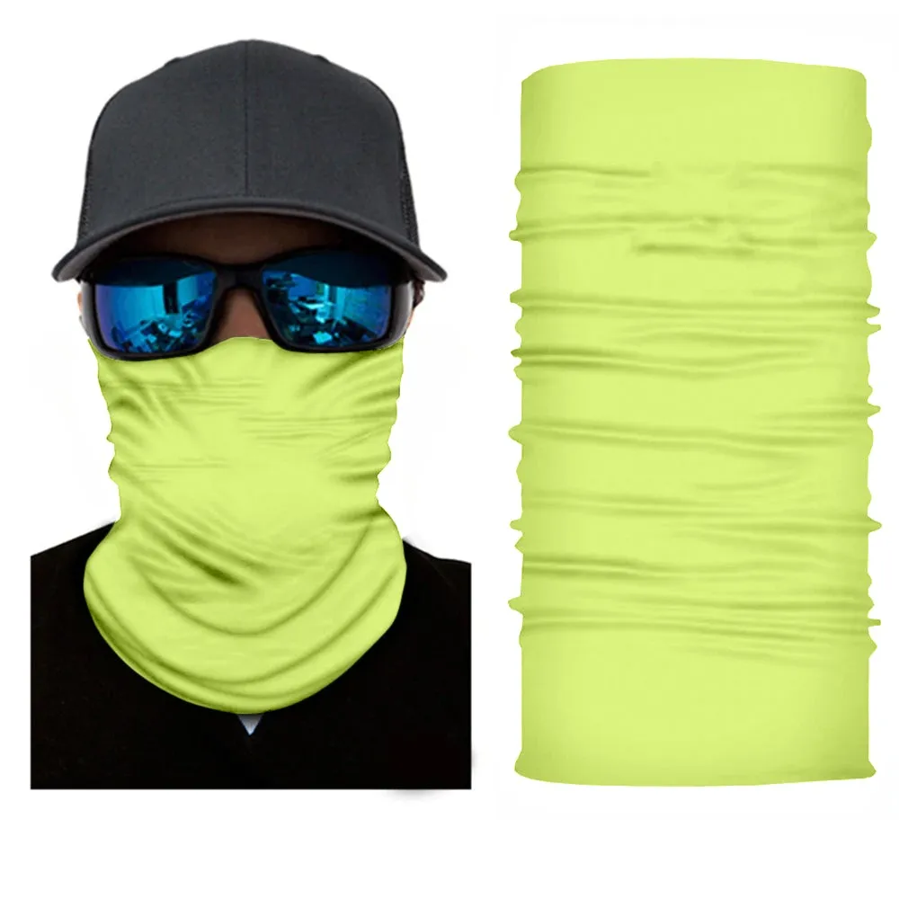 1 Piece Neck Gaiter Tubular Bandana Balaclava Mask