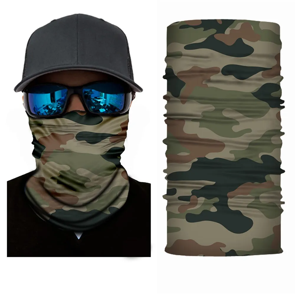 1 Piece Neck Gaiter Tubular Bandana Balaclava Mask