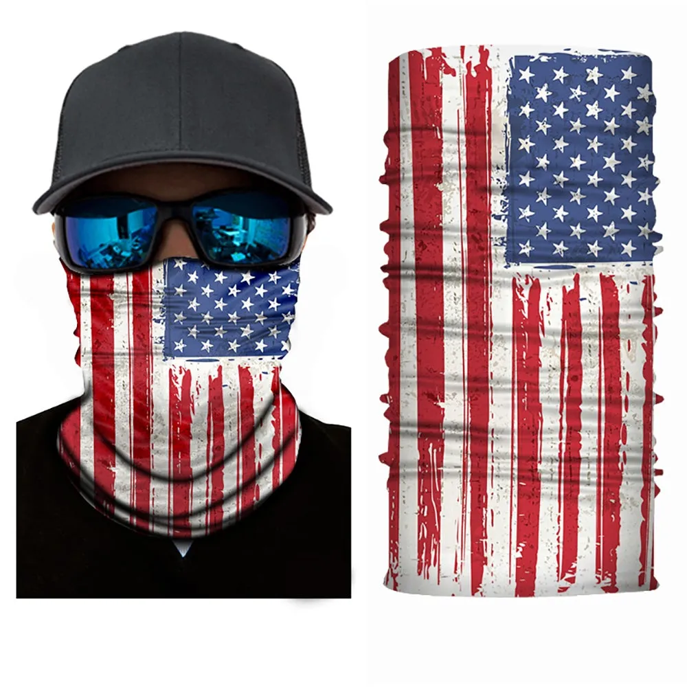 1 Piece Neck Gaiter Tubular Bandana Balaclava Mask