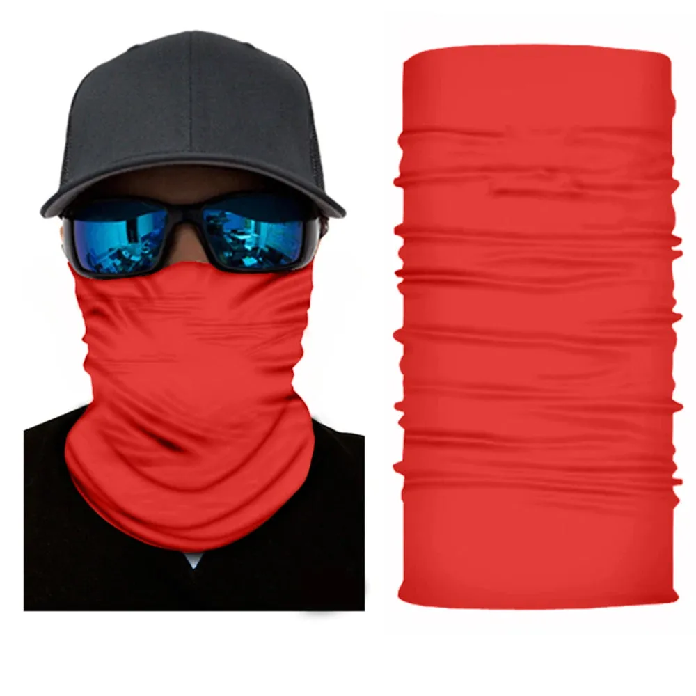 1 Piece Neck Gaiter Tubular Bandana Balaclava Mask