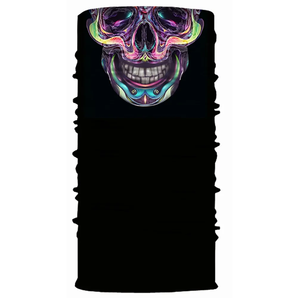 1 Piece Neck Gaiter Tubular Bandana Balaclava Mask