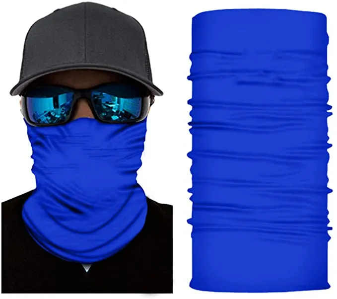 1 Piece Neck Gaiter Tubular Bandana Balaclava Mask