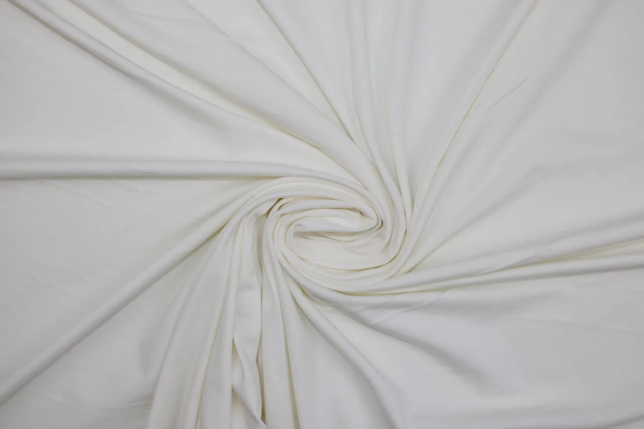 2 yards of Organic Cotton Jersey - Off White - AS IS