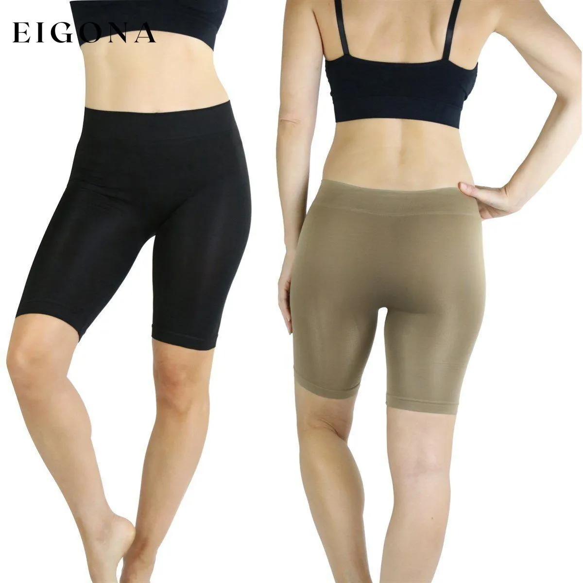 3-Pack: Women's Layering Seamless Microfiber Shorts