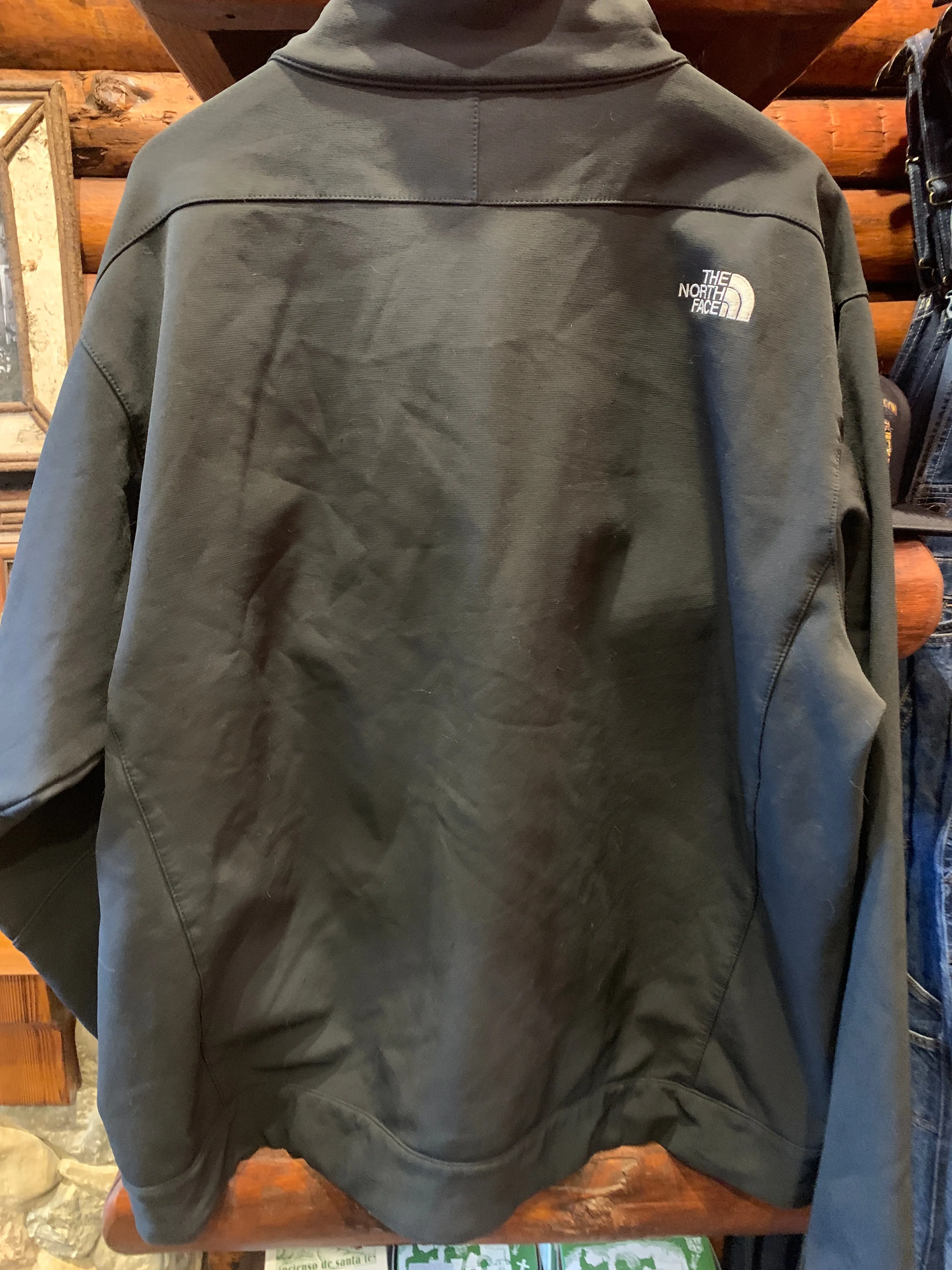 39. Vintage North Face Black Track Jacket, XXL