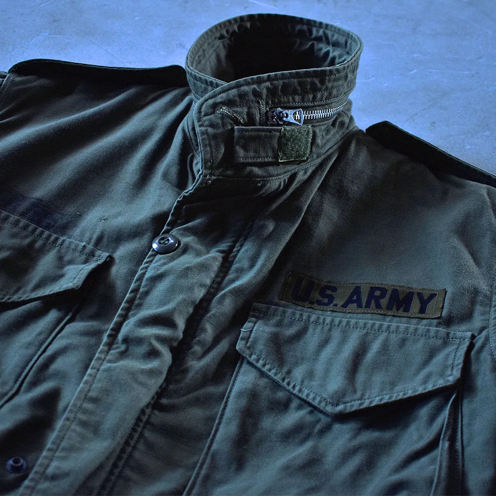 60’s U.S.ARMY アルミジップ ライナー付き XSmall-Regular　M-65 フィールドジャケット 230106