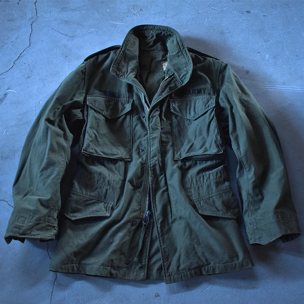 60’s U.S.ARMY アルミジップ ライナー付き XSmall-Regular　M-65 フィールドジャケット 230106