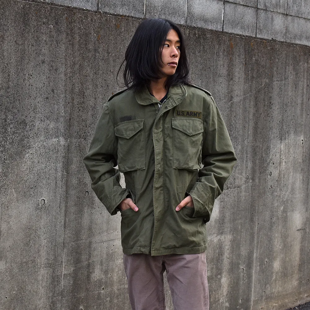60’s U.S.ARMY アルミジップ ライナー付き XSmall-Regular　M-65 フィールドジャケット 230106