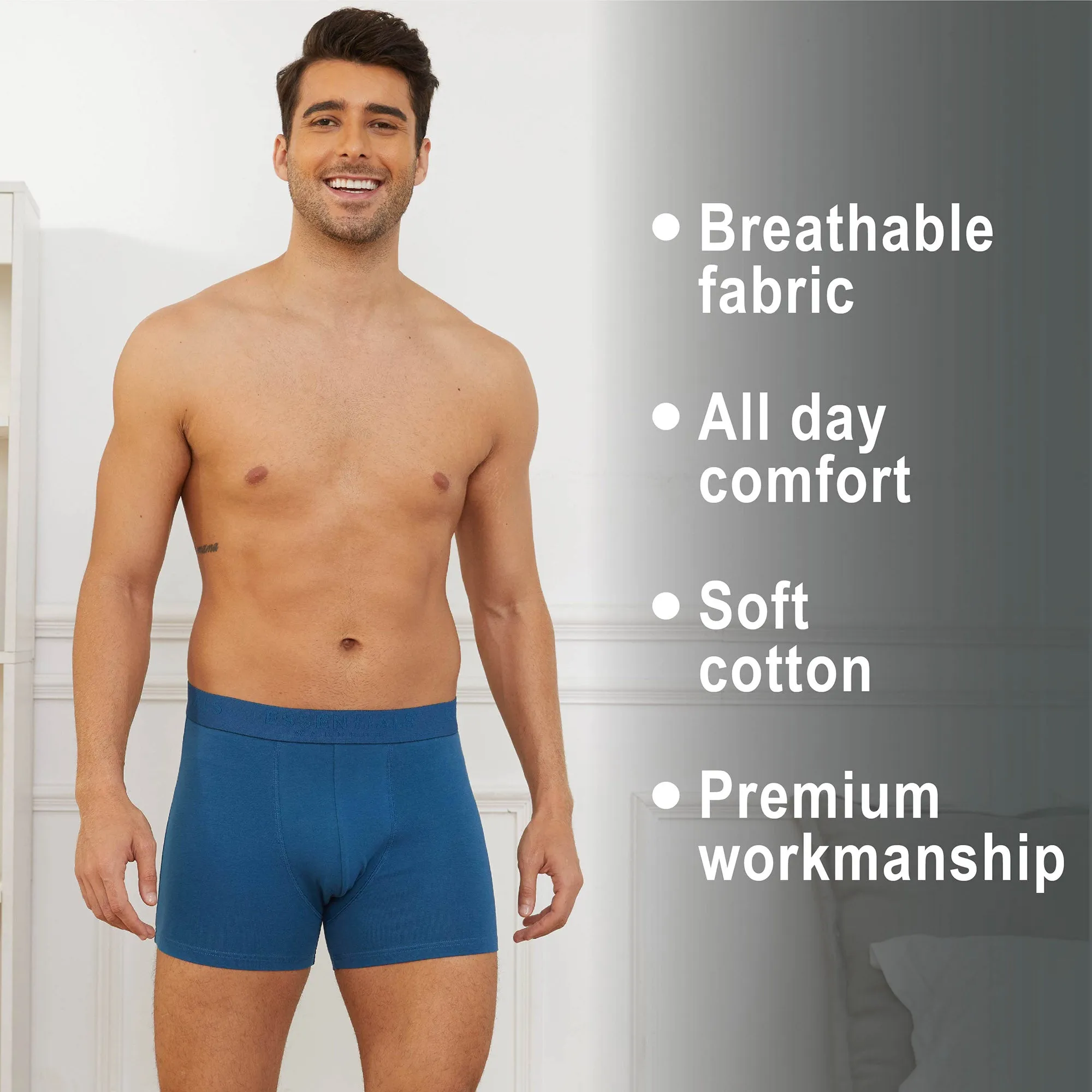 6PK Mens Boxer Premium Assorted