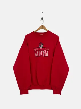90's Georgia University USA Made Embroidered Vintage Sweatshirt Size XL