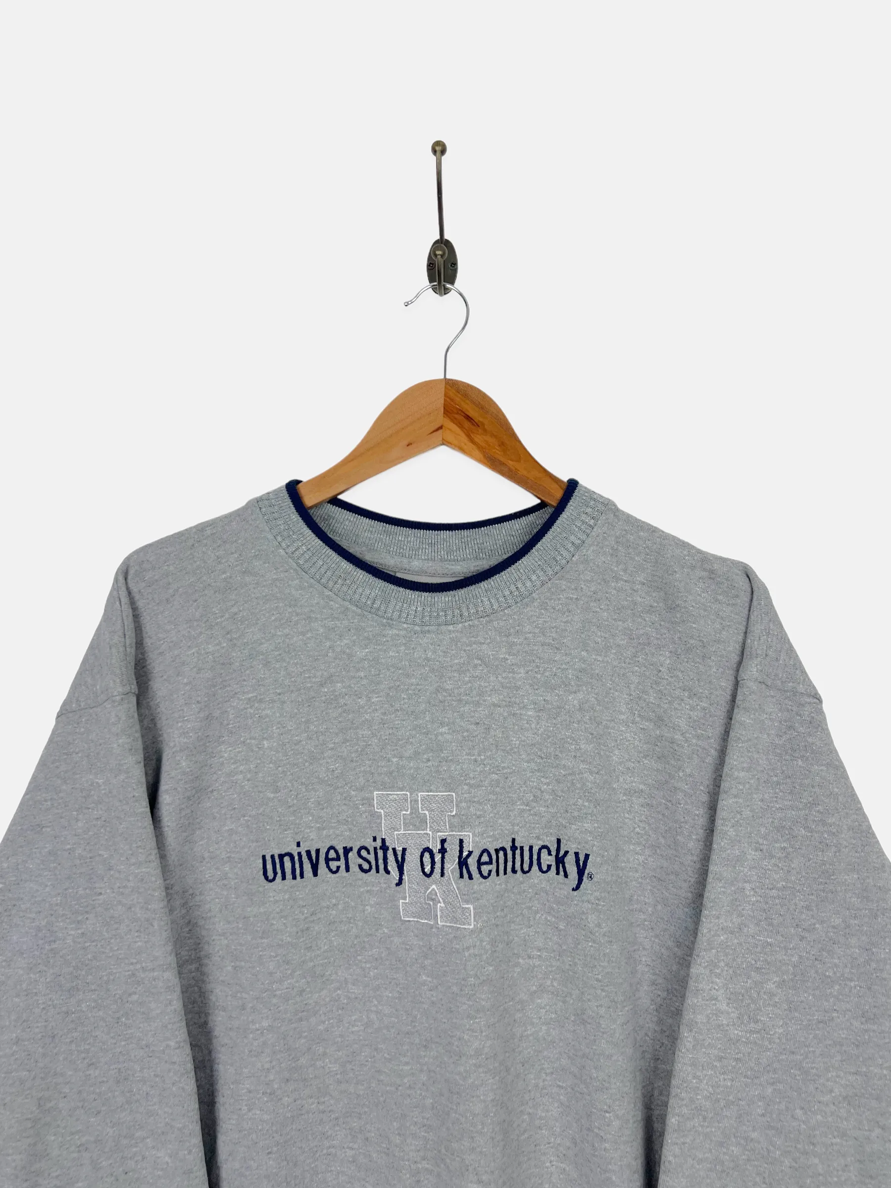 90's Kentucky University Embroidered Vintage Sweatshirt Size M-L