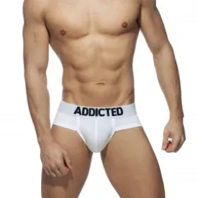 ADDICTED 3 Pack "My Basic" Brief (White, Red & Royal Blue)