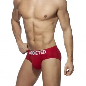 ADDICTED 3 Pack "My Basic" Brief (White, Red & Royal Blue)
