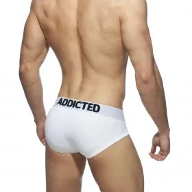 ADDICTED 3 Pack "My Basic" Brief (White, Red & Royal Blue)