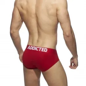 ADDICTED 3 Pack "My Basic" Brief (White, Red & Royal Blue)