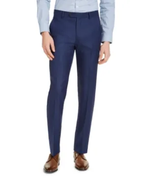 Alfani Mens Slim fit Dress Pants 36 / 30 Blue Stretch