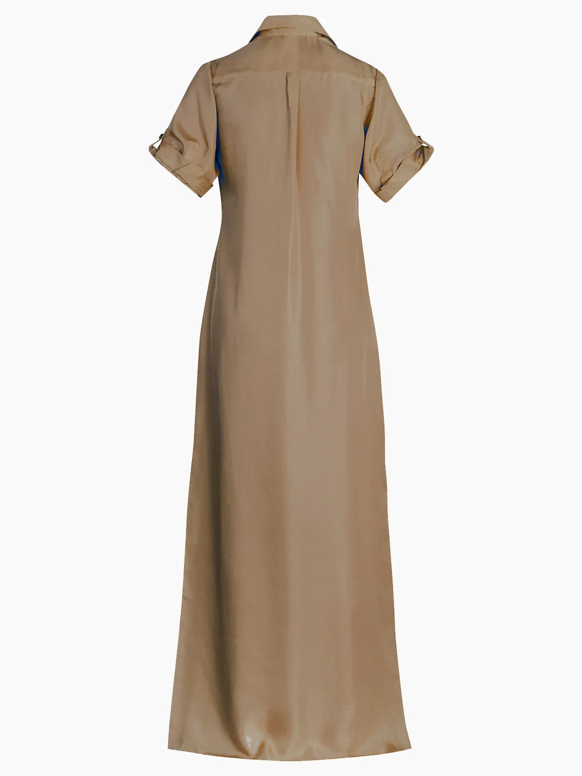 Andrestia Maxi Dress Voile | Camel