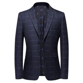 Angelo Ricci™ British Style Vintage Plaid Business-Men Blazer