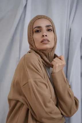 Balaclava Hijab - French Beige
