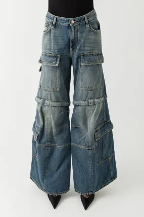 Balenciaga Flared Cargo Pants