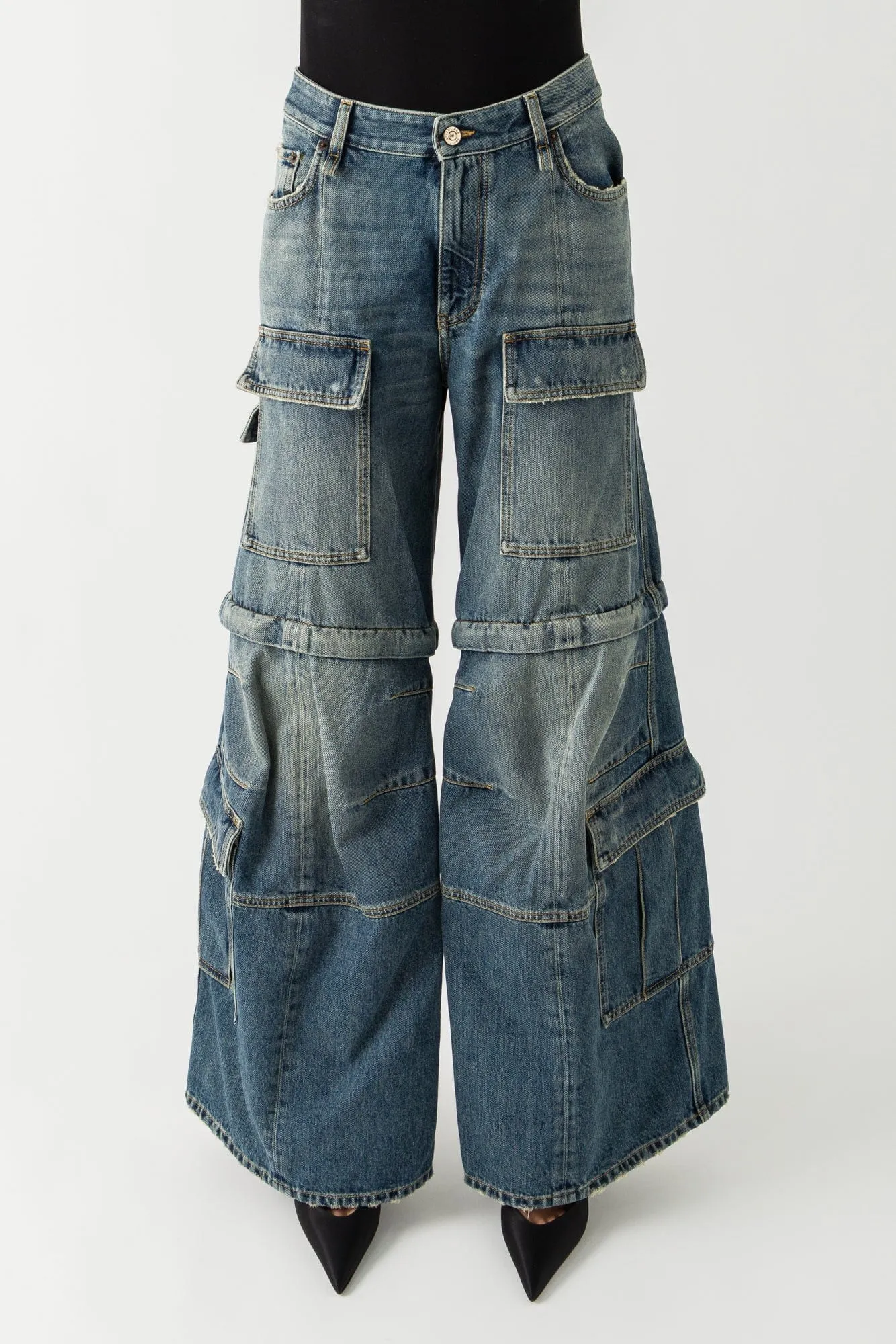 Balenciaga Flared Cargo Pants