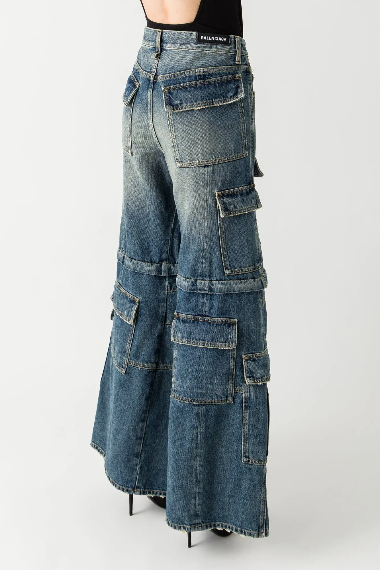 Balenciaga Flared Cargo Pants
