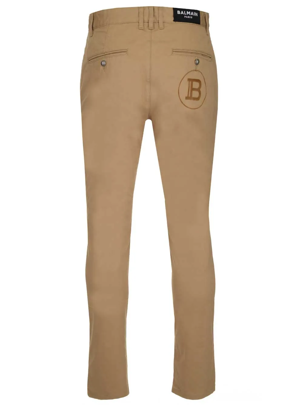 Balmain Logo Printed Chinos