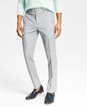 Bar Iii Mens Skinny fit Dress Pants 32 / 32 Light Grey
