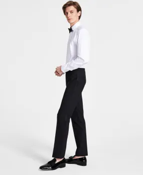 Bar Iii Mens Slim fit Dress Pants 36 / 32 Black Solid