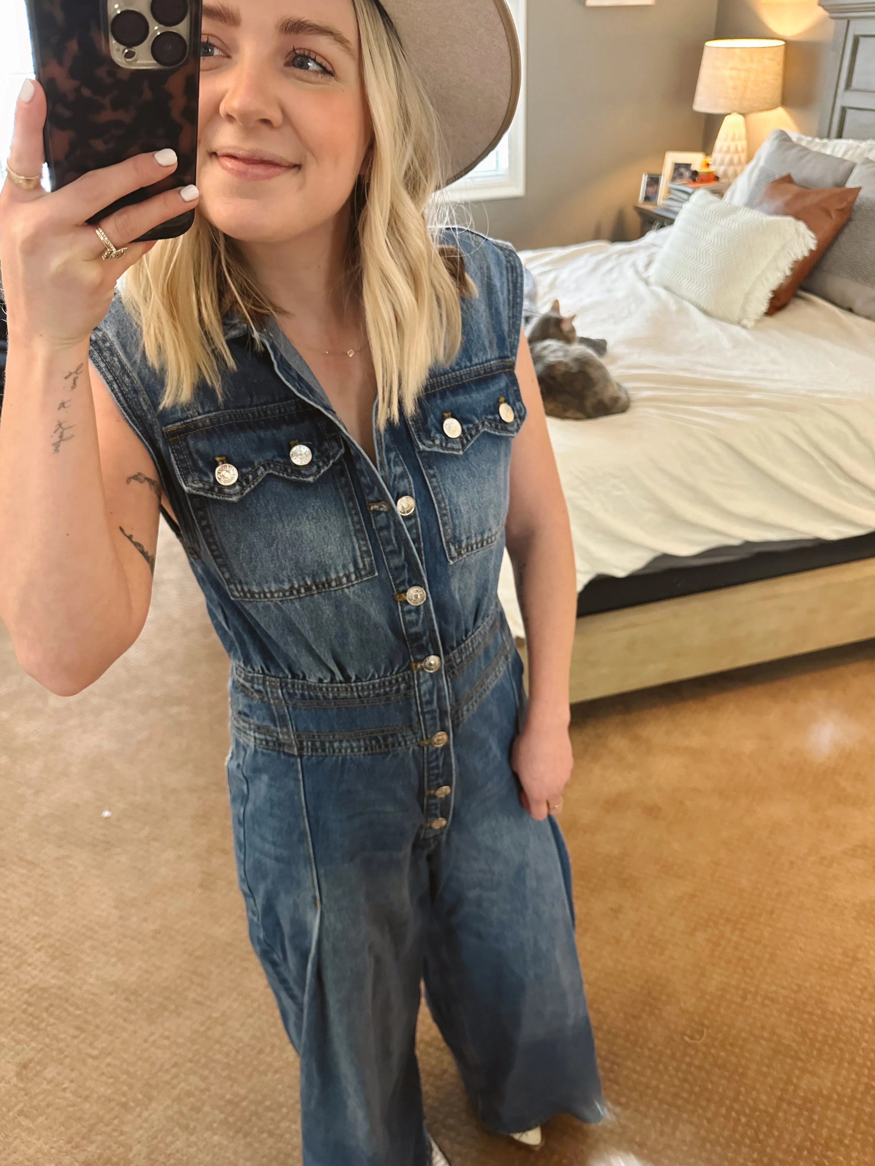 Bella Denim Jumpsuit