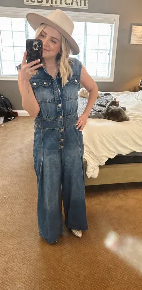 Bella Denim Jumpsuit