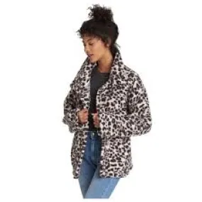Billabong Women's Cozy Days Oversized Sherpa Jacket