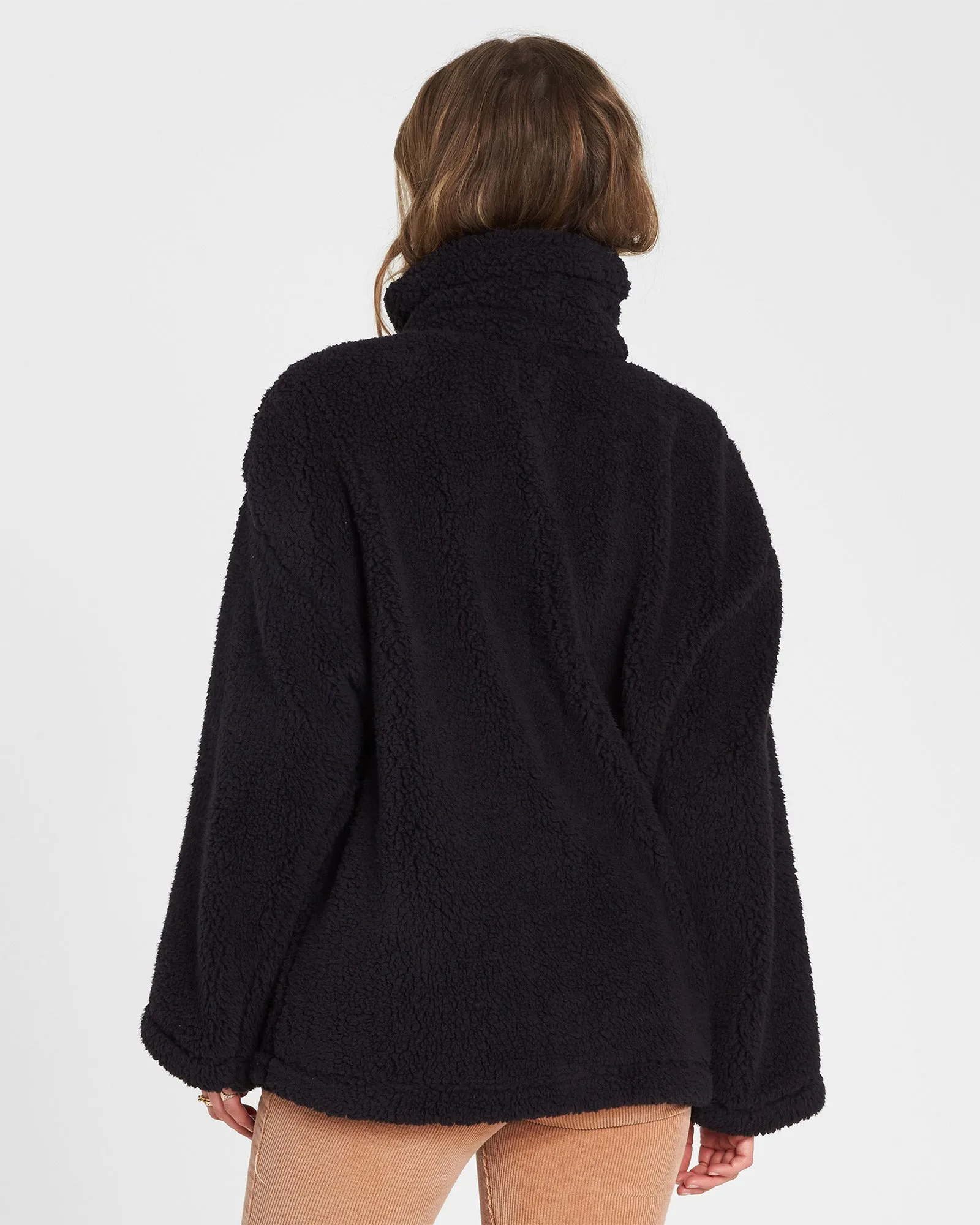 Billabong Women's Cozy Days Oversized Sherpa Jacket