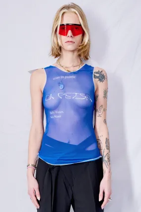 Blue Cries In Public Tank Top