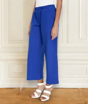 Blue Knitted Lounge Culottes