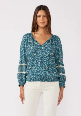 Blue Ridge Beauty Floral Top