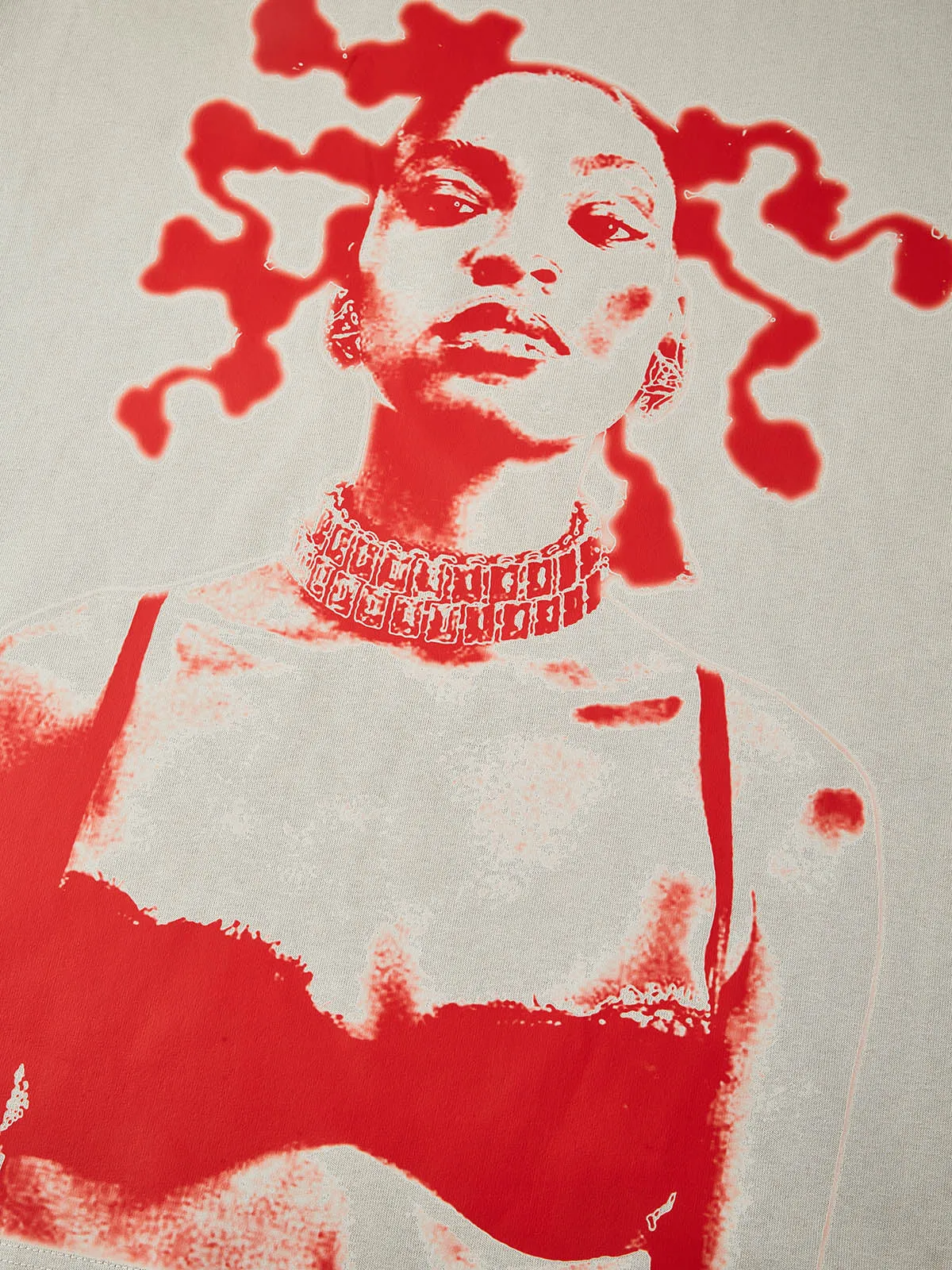 BOUNCE BACK© Portrait Monochrome Print T-shirt
