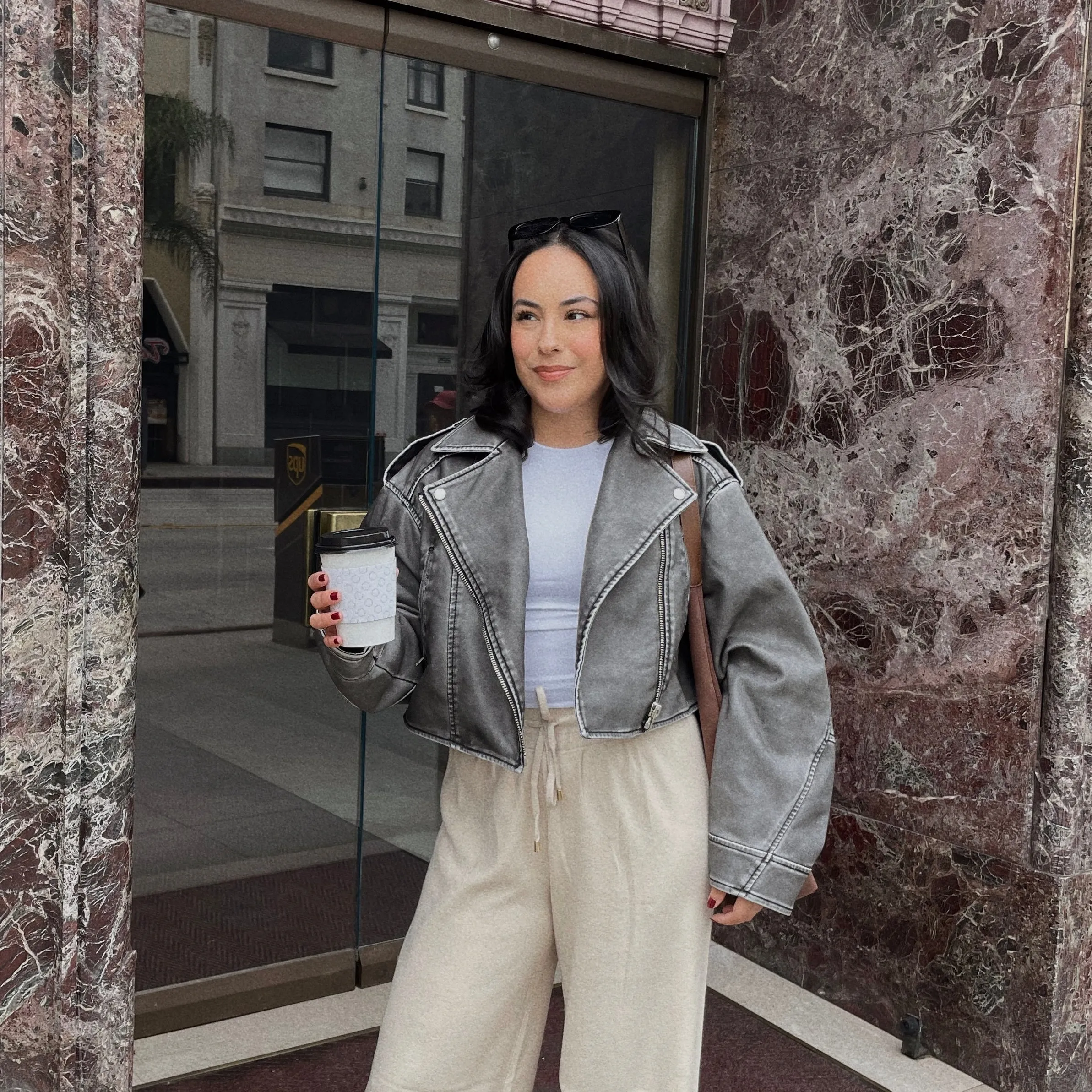Buckley Faux Leather Jacket