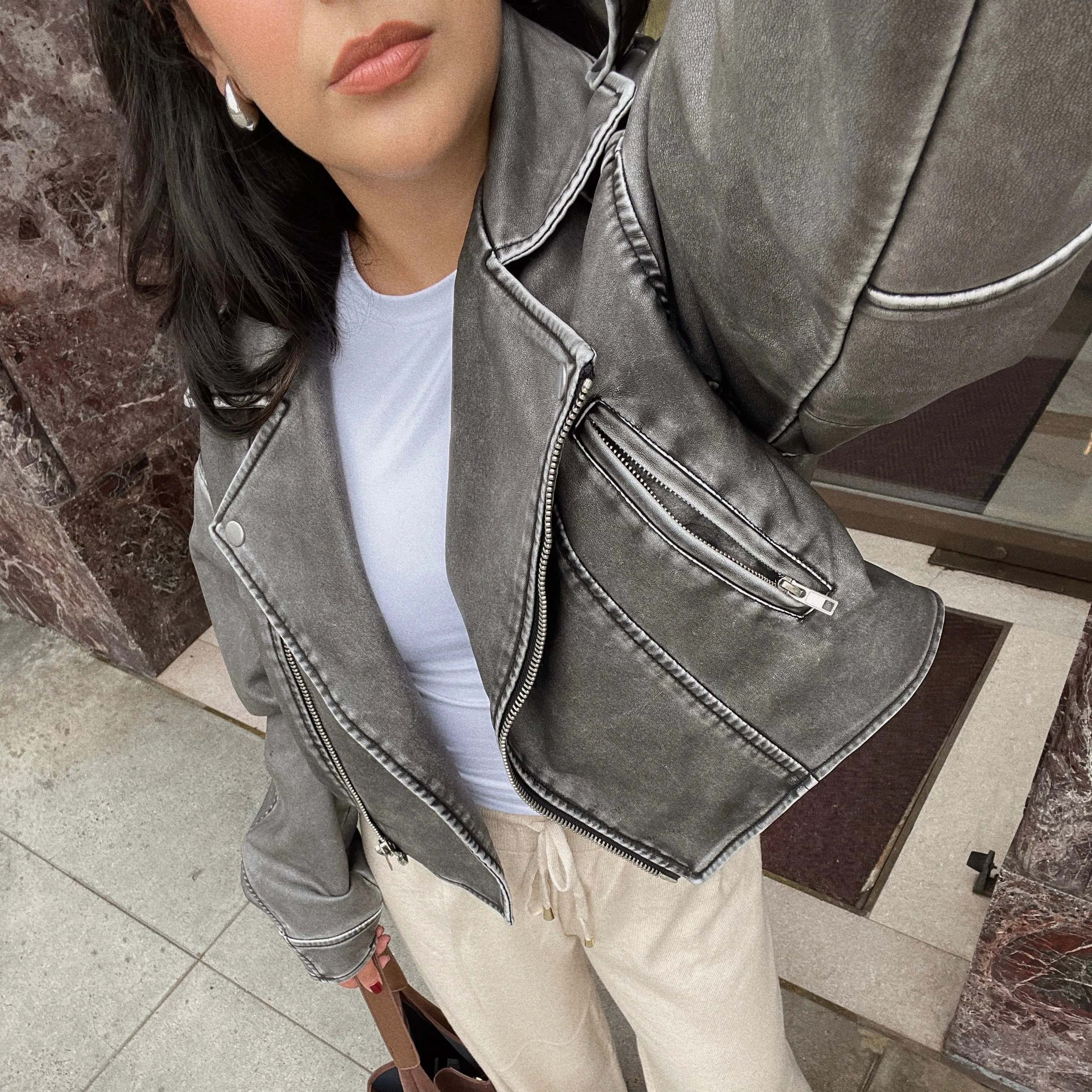 Buckley Faux Leather Jacket