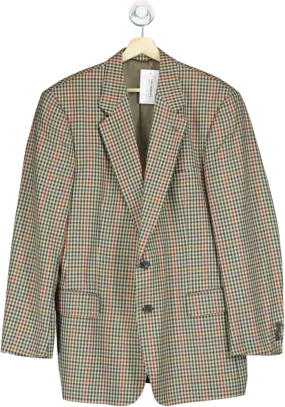 Burberrys Multicolour Checkered Blazer UK XXL