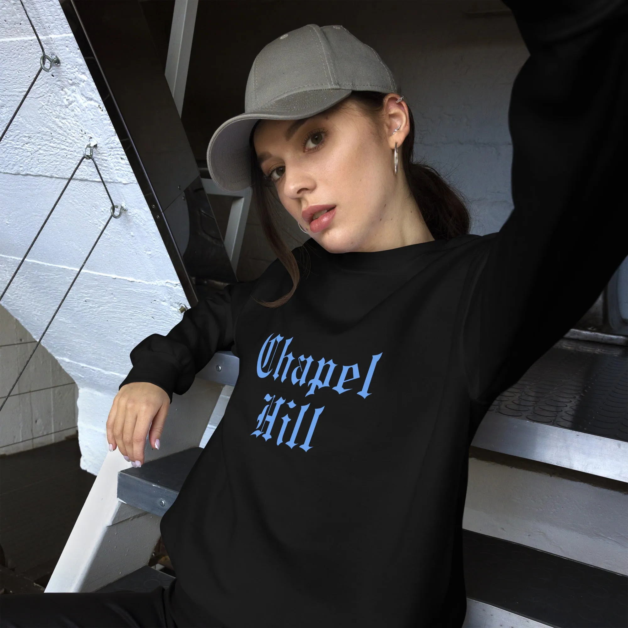 Chapel Hill Old English Font Unisex Sweatshirt