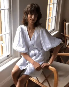 Cloudy Dress White