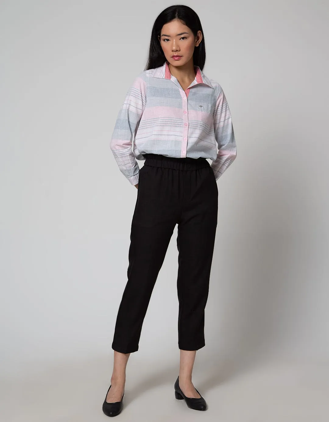 Connexion Long Pants Ruffle Waist Pants