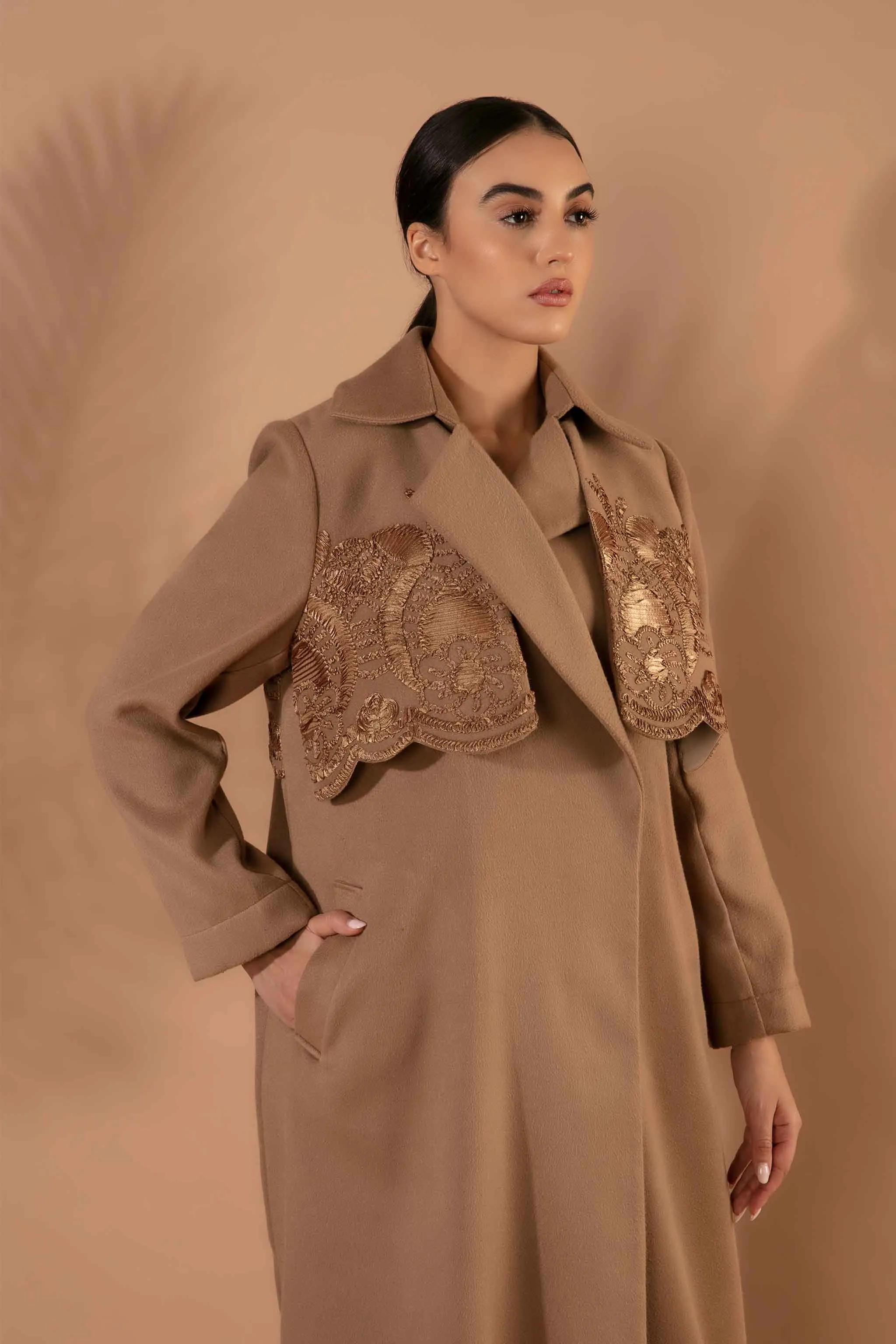 Contessa Trench Coat in Beige