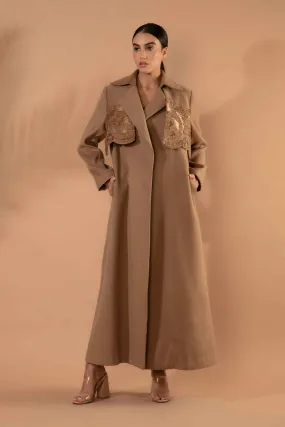 Contessa Trench Coat in Beige
