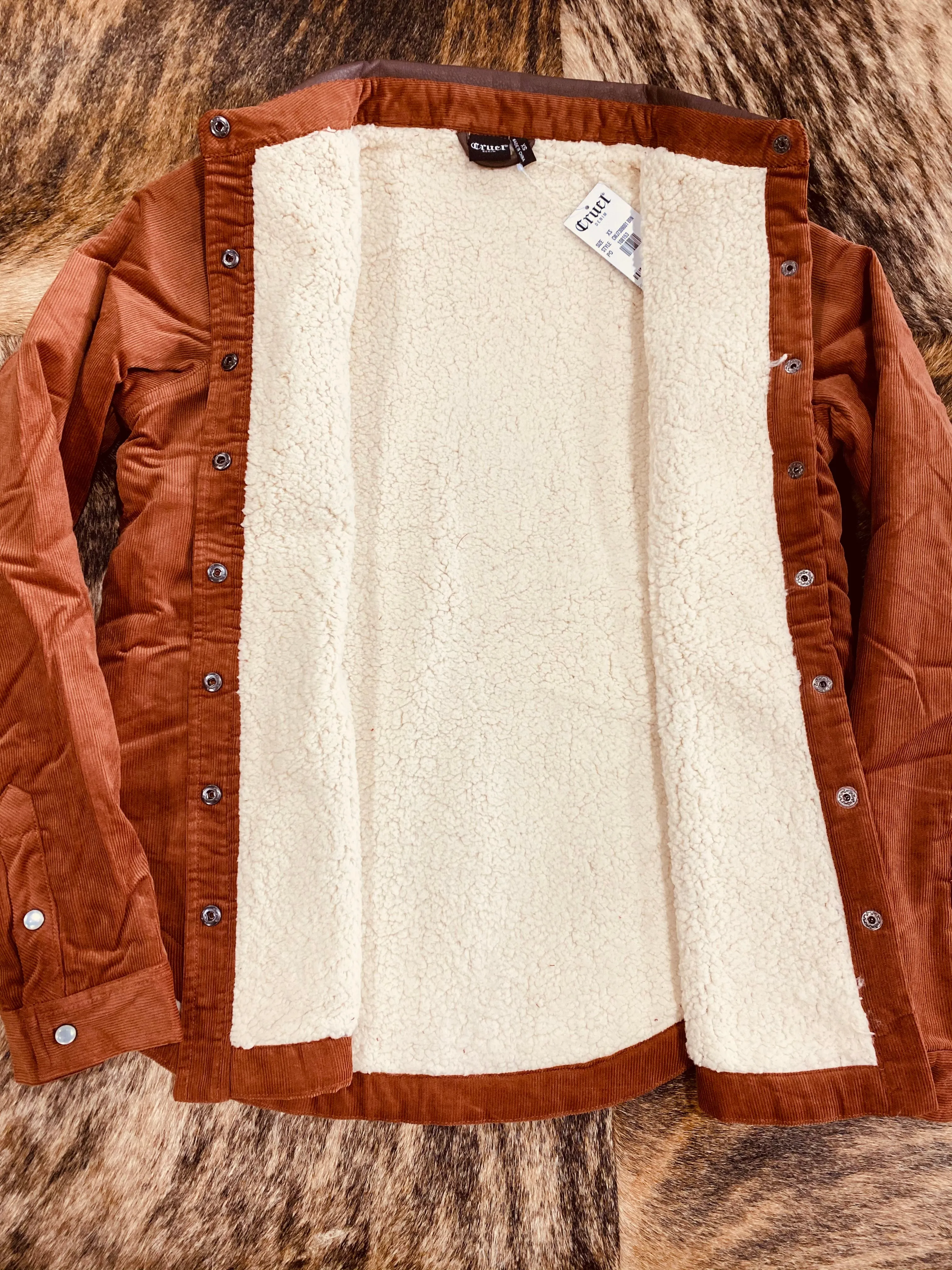Corduroy Sherpa Jacket