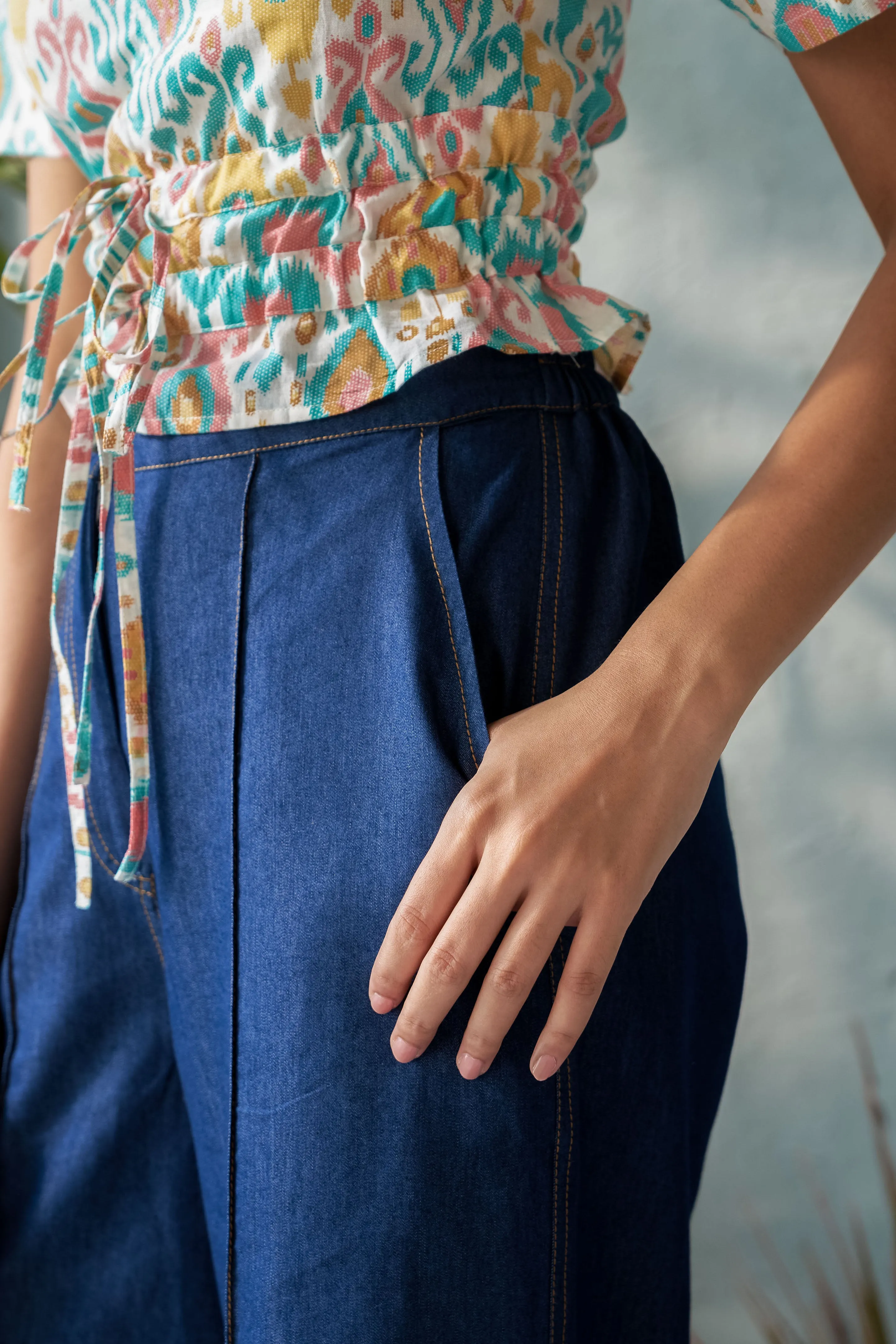 Deep Indigo Denim Pants