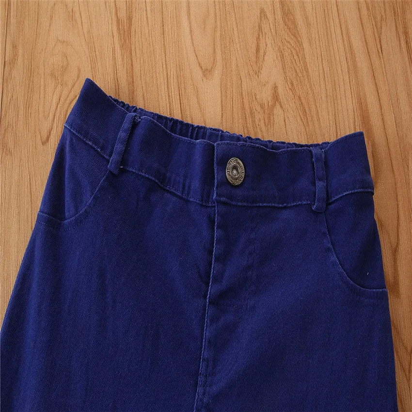 Double Flared Denim Jeans