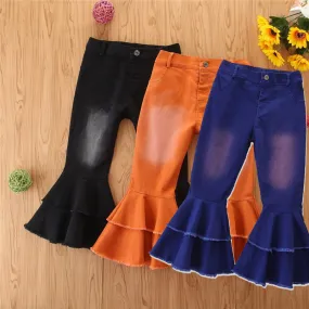 Double Flared Denim Jeans